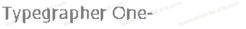 Typegrapher One字体转换